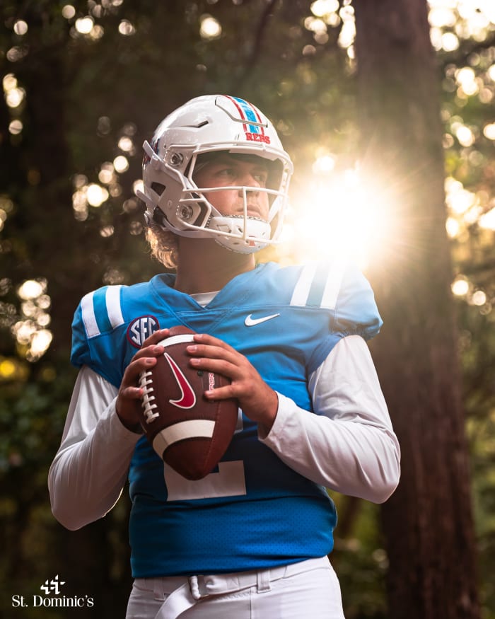 Saturday will mark the first time Ole Miss has worn this uniform combination at home.